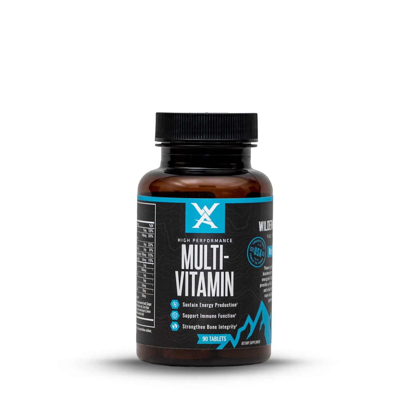 Wilderness Athlete - High Performance Multi Vitamin | Daily Multivitamin for Men & Women - Adult Vitamins Supplement with Chromium and Vanadium - Mens & Womens Multivitamin