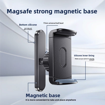 Universal Magnetic Phone Holder with Adjustable Clip