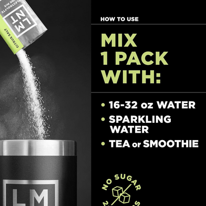 Electrolyte powder sports salt supplement