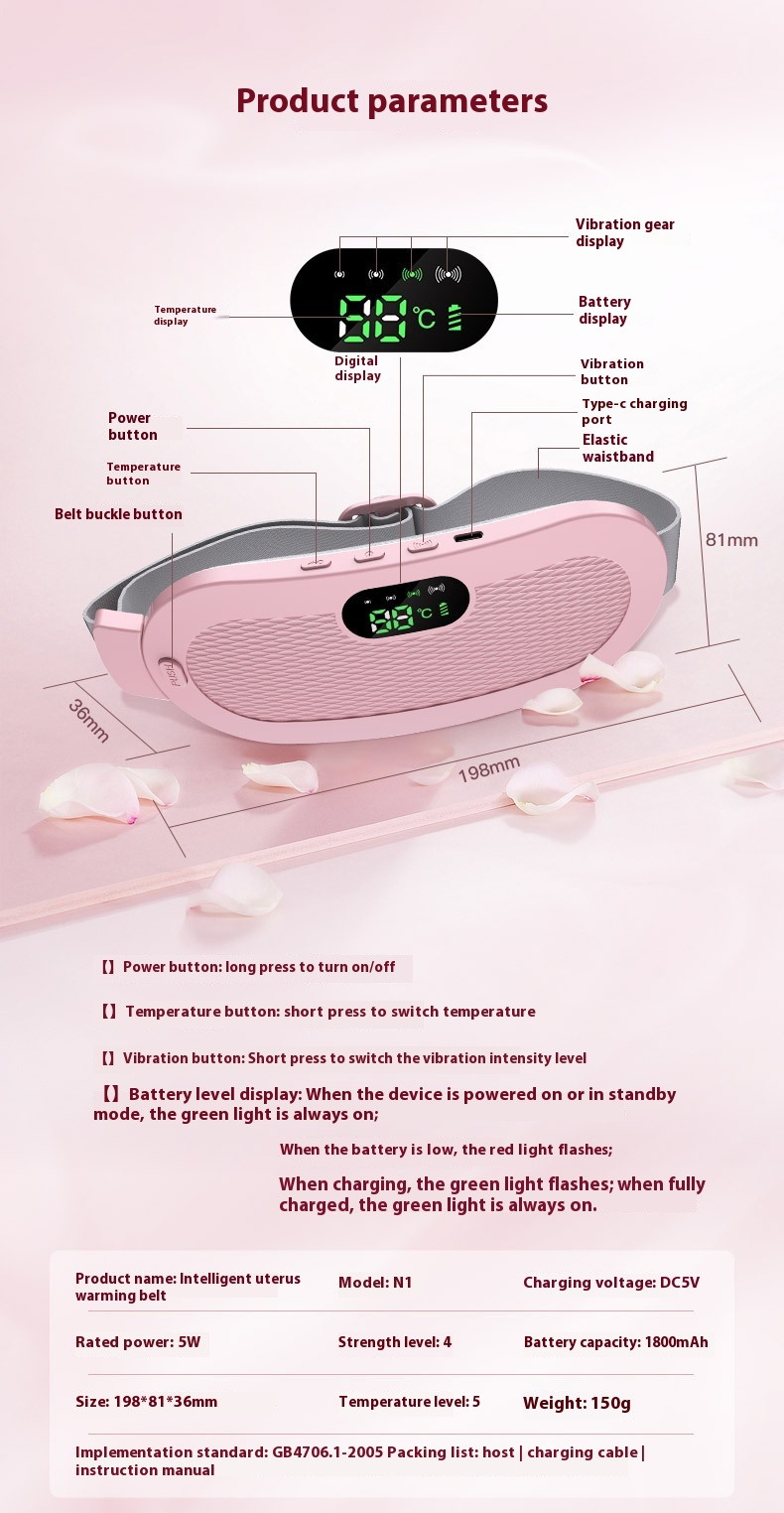 Warm Palace Belt- Menstrual Heating Pad