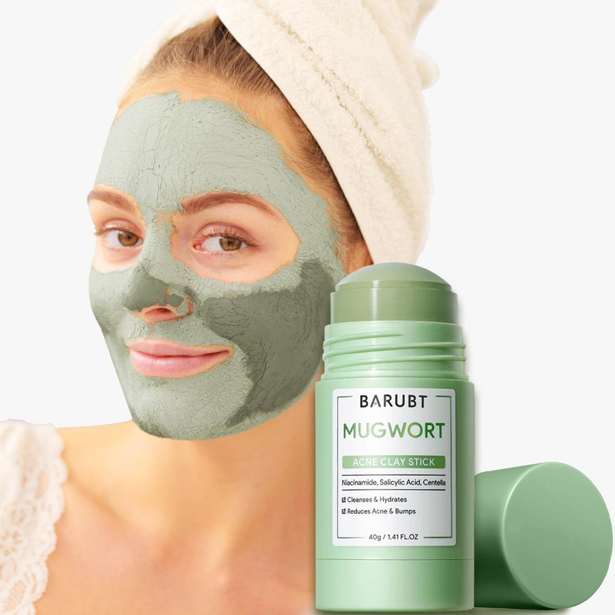 Mugwort Mud Mask Stick Deep Cleansing Blackhead Removal