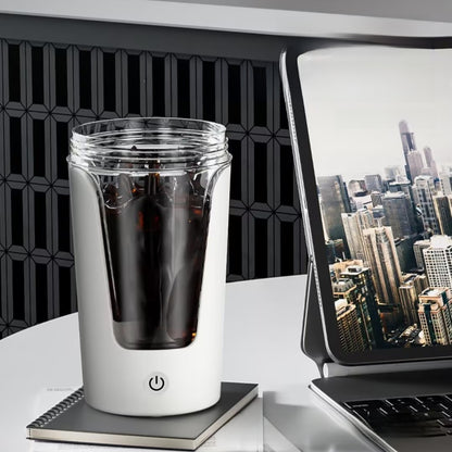 Electric Mixing Cup for Protein Shakes and Coffee
