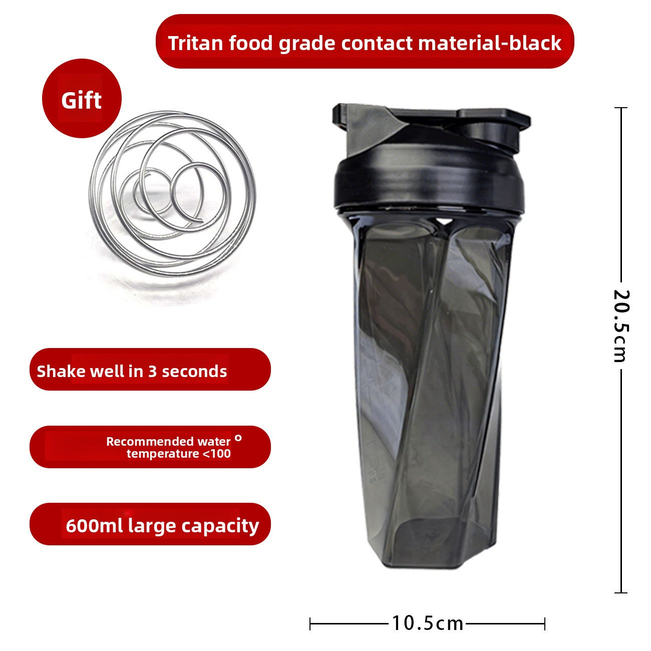 Tritan Protein Shaker Cup