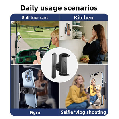 Universal Magnetic Phone Holder with Adjustable Clip