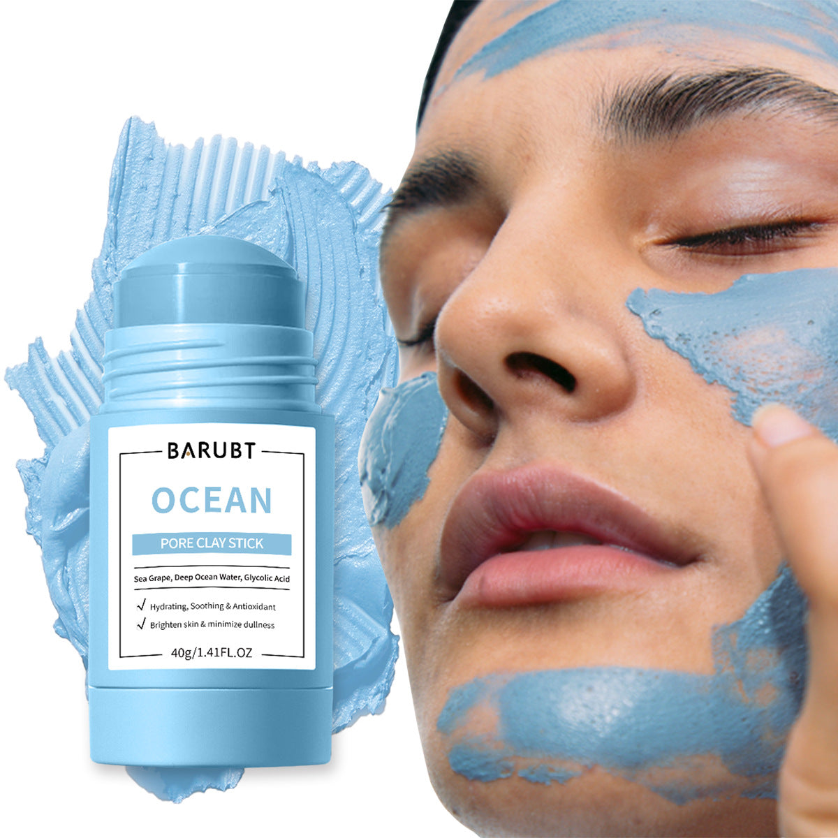 Mugwort Mud Mask Stick Deep Cleansing Blackhead Removal
